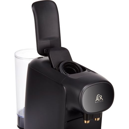 Philips L'OR Barista LM9012/60 Pod Coffee Machine - Black - Capsule compartment open
